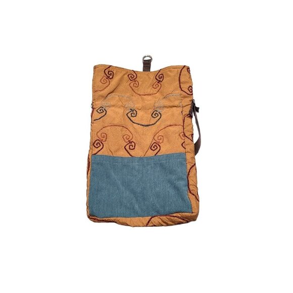 Kindred Spirit Style Crossbody Fold Over Messenger Bag Bohemian - Picture 4 of 6